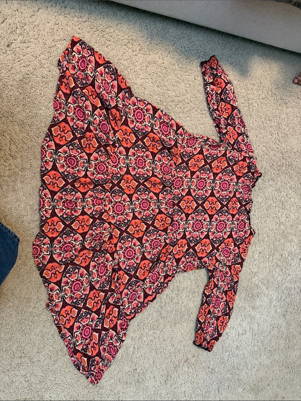 Natural Life Patterned Tunic Dress - Picture 2 of 4